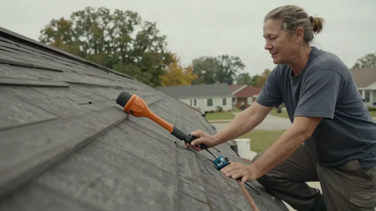 Roof Leak Repair in Baytown, Texas: satisfied customer after a Roof Leak Repair job